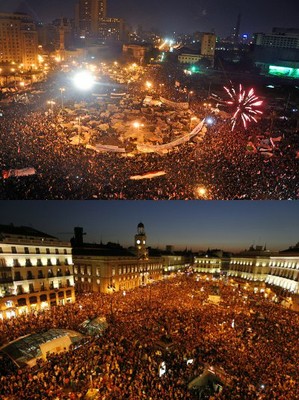 De la plaza Tahrir a la Puerta del Sol