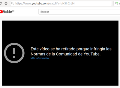 Chomsky Video Censurado en Youtube
